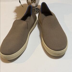 Rothy's Tan Slip-On Sneakers